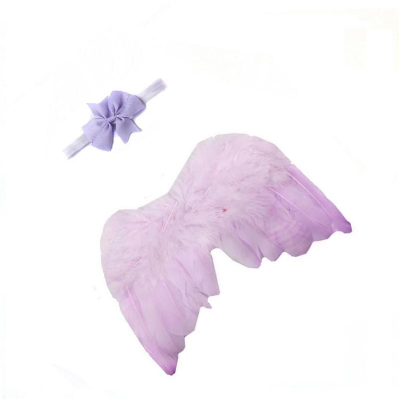Baby vleugels met haarband - lila / paars Top Merken Winkel